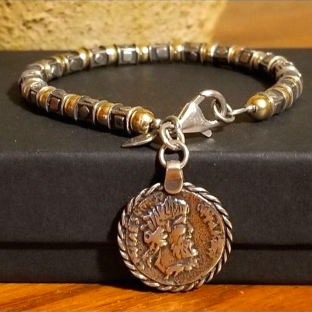 Silpada Sterling Silver Coin Bracelet